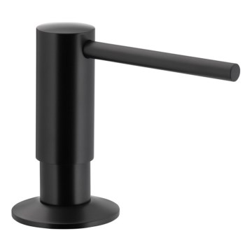 KFA Armatura 990-100-81 - Distributore di sapone da incasso DUERO acciaio inossidabile/opaco nero