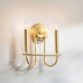 Kichler - Applique CAPITOL HILL 2xE14/40W/230V dorata