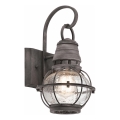 Kichler - Applique da esterno BRIDGE POINT 1xE27/60W/230V IP44 bronzo