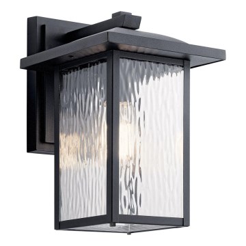 Kichler - Applique da esterno CAPPANNA 1xE27/60W/230V IP44 nero