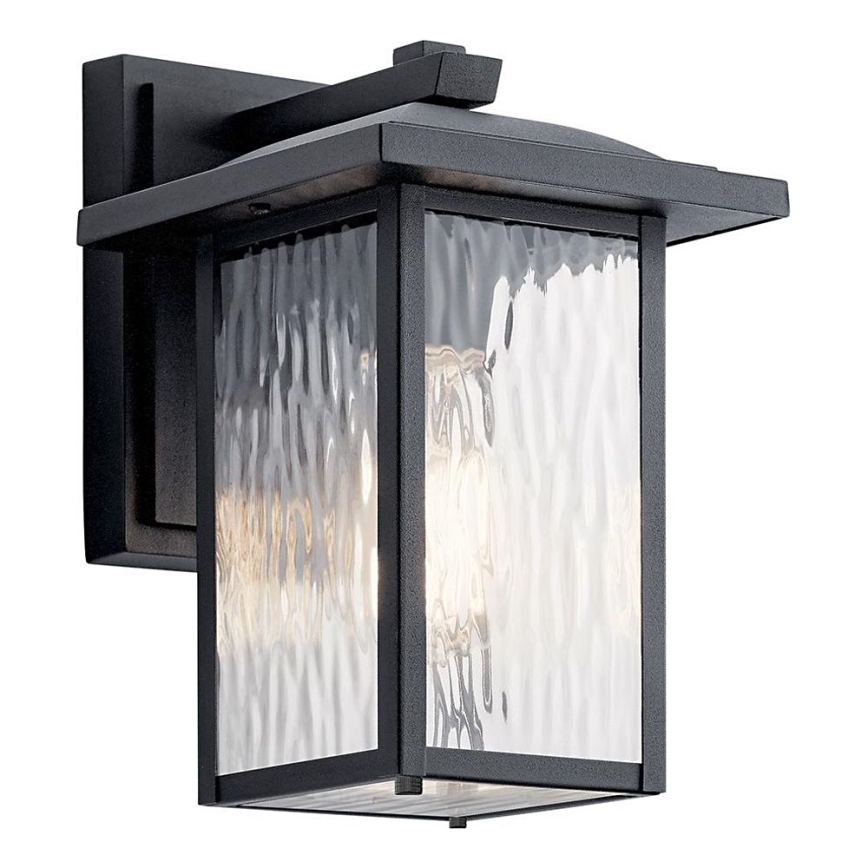Kichler - Applique da esterno CAPPANNA 1xE27/60W/230V IP44 nero