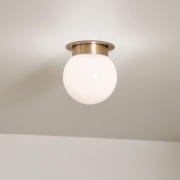 Kichler KL-ALBERS-F-G-CPZ-Plafoniera ALBERS 1xE27/40W/230V Ø20,3 cm oro