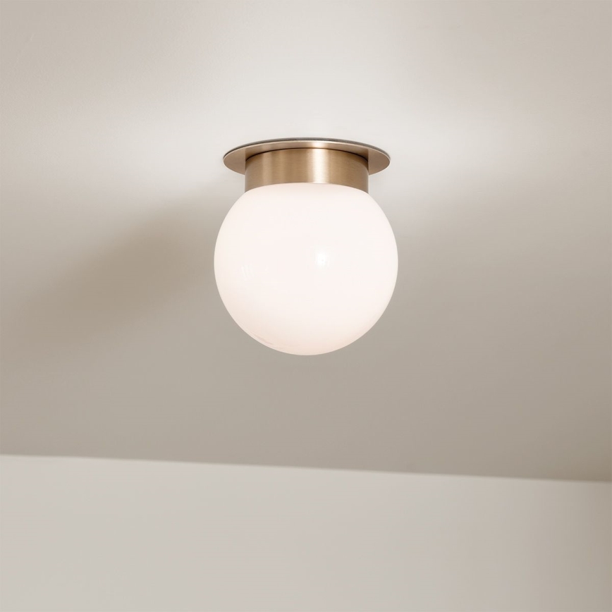 Kichler KL-ALBERS-F-G-CPZ-Plafoniera ALBERS 1xE27/40W/230V Ø20,3 cm oro