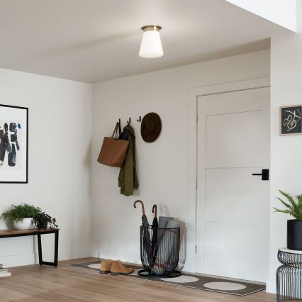 Kichler - Plafoniera ALBERS 1x E27/40W/230V Ø 21.6 cm bronzo finish