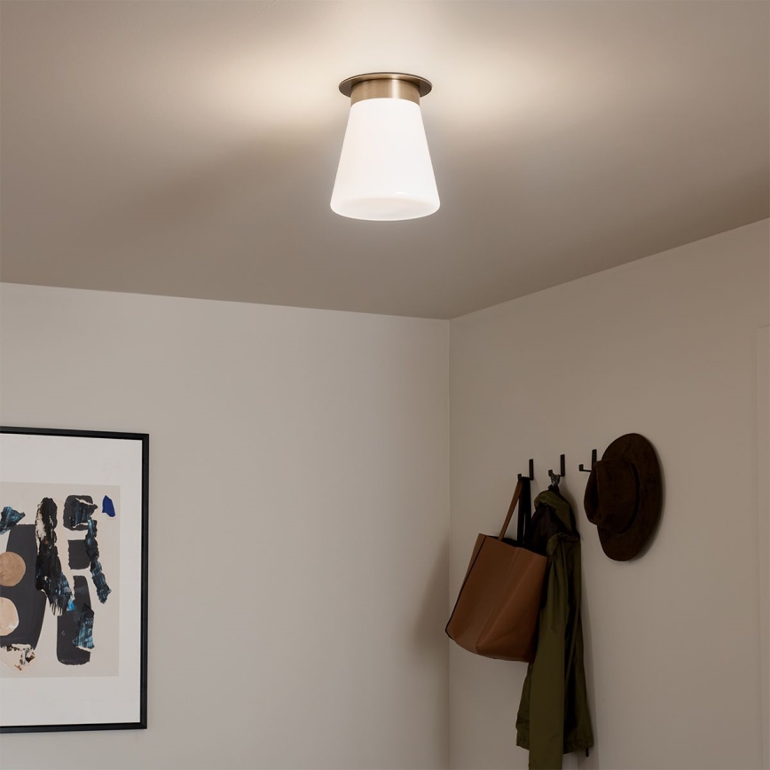 Kichler - Plafoniera ALBERS 1xE27/40W/230V Ø 21,6 cm bronzo
