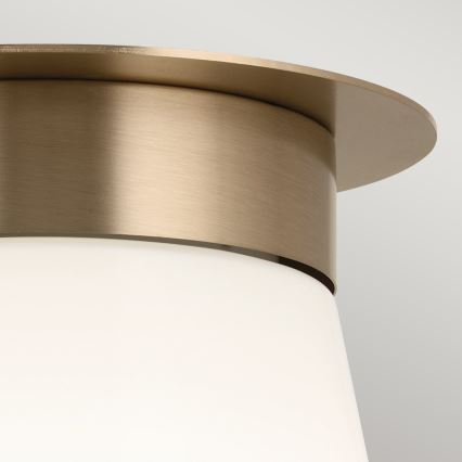 Kichler - Plafoniera ALBERS 1xE27/40W/230V Ø 21,6 cm bronzo