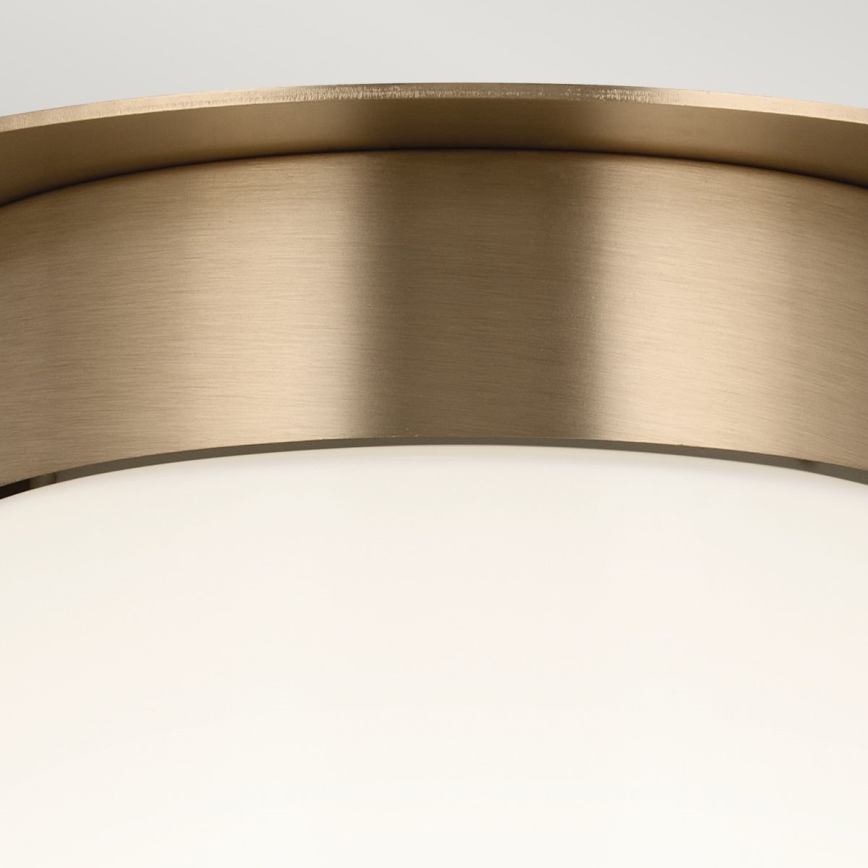 Kichler - Plafoniera ALBERS 1xE27/40W/230V Ø 21,6 cm bronzo
