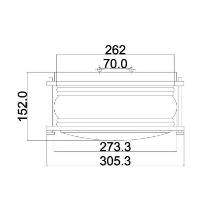 Kichler - Lampada da esterno ASHLANDBAY 1xE27/60W/230V IP44 bronzo