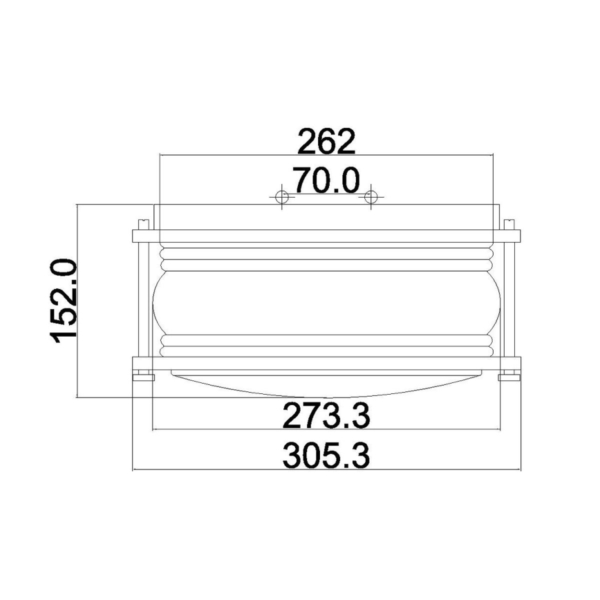 Kichler - Lampada da esterno ASHLANDBAY 1xE27/60W/230V IP44 bronzo