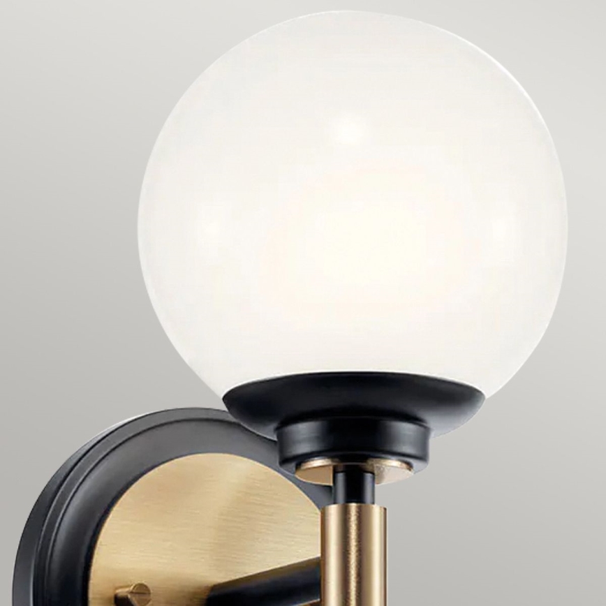 Kichler - Applique LED da bagno BENNO 2xG9/3W/230V, finitura oro, IP44