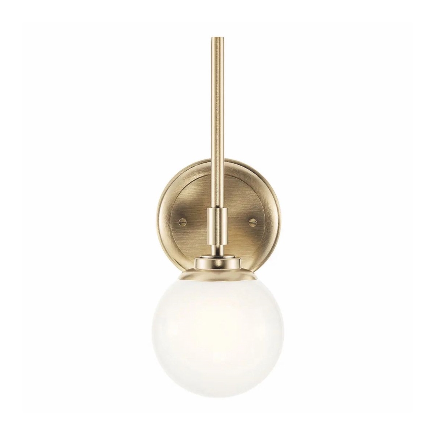 Kichler - Applique a LED da bagno BENNO 1xG9/3W/230V IP44 ottone