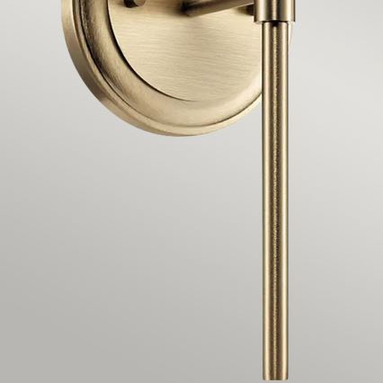 Kichler - Applique a LED da bagno BENNO 1xG9/3W/230V IP44 ottone