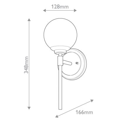 Kichler - Applique a LED da bagno BENNO 1xG9/3W/230V IP44 ottone