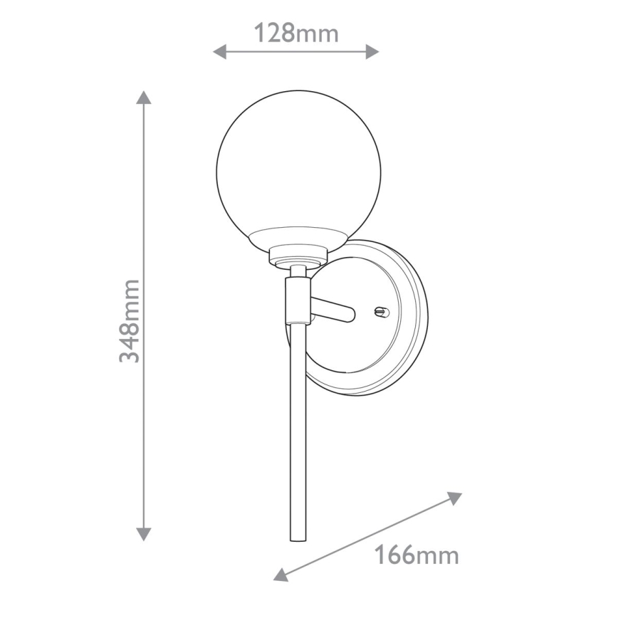 Kichler - Applique a LED da bagno BENNO 1xG9/3W/230V IP44 ottone