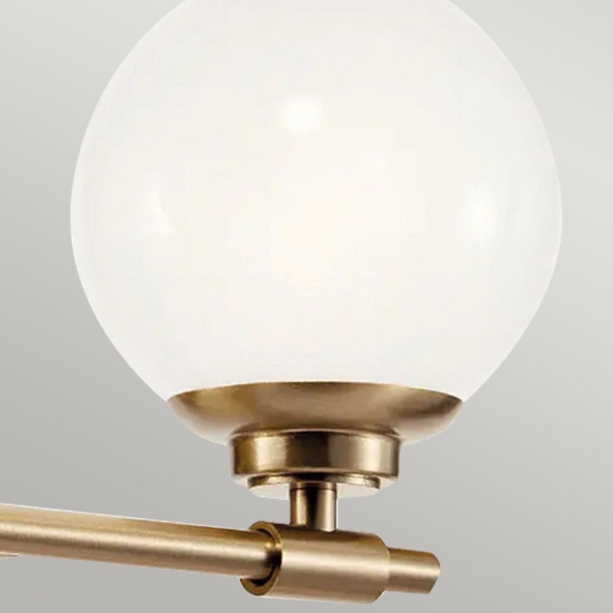 Kichler - Applique a LED da bagno BENNO 2xG9/3W/230V IP44 ottone
