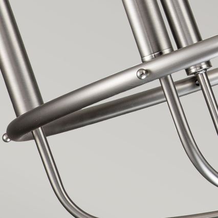 Kichler - Lampadario a catena CAPITOL HILL 6xE14/40W/230V cromo opaco