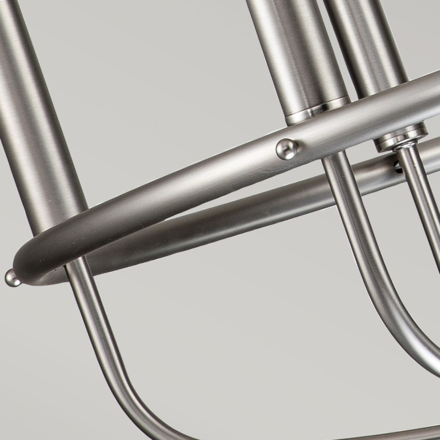 Kichler - Lampadario a catena CAPITOL HILL 6xE14/40W/230V cromo opaco