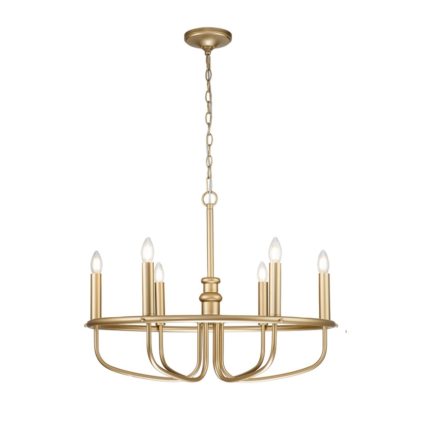 Kichler - Lampadario a sospensione con catena CAPITOL HILL 6xE14/40W/230V
