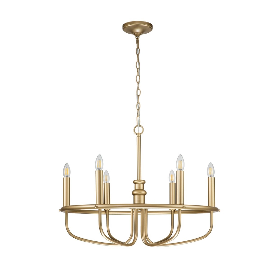 Kichler - Lampadario a sospensione con catena CAPITOL HILL 6xE14/40W/230V