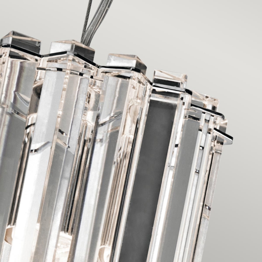 Kichler - Lampadario da bagno su filo LED CRYSTAL SKYE 2xG9/3W/230V IP44