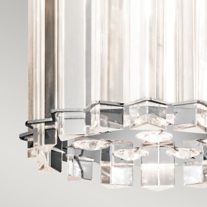 Kichler - Lampadario da bagno su filo LED CRYSTAL SKYE 2xG9/3W/230V IP44