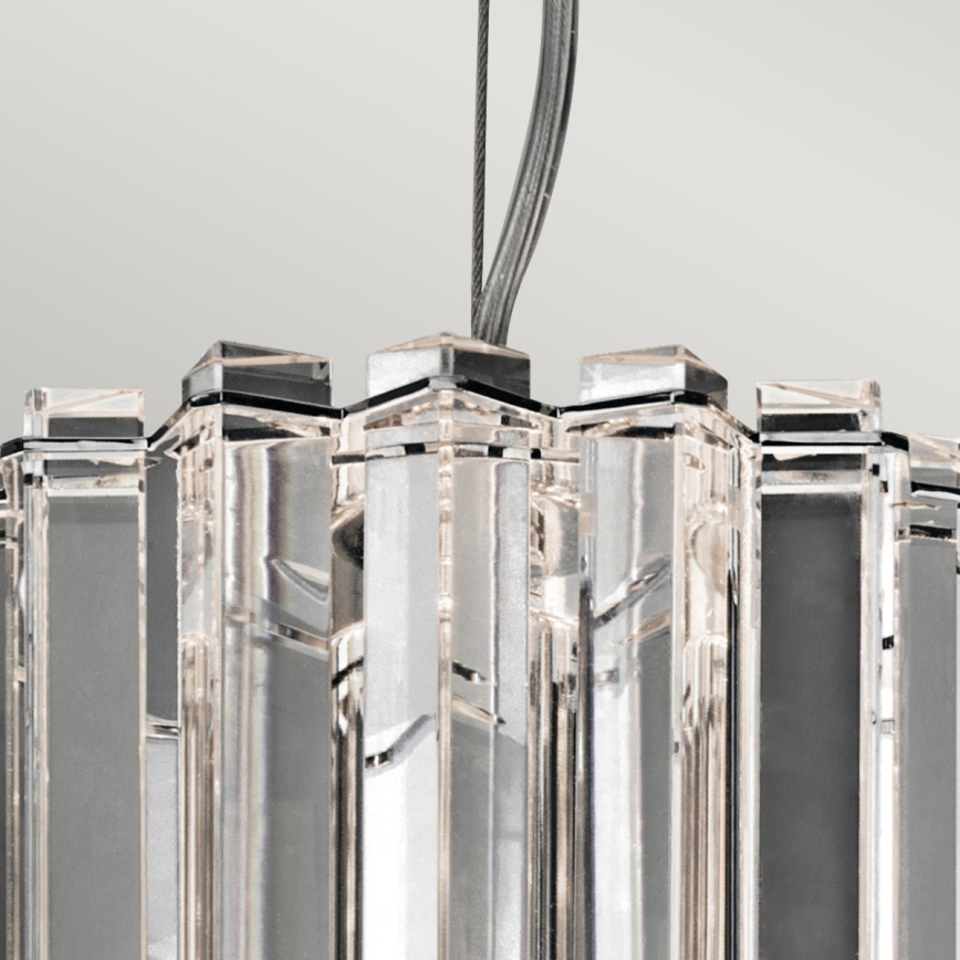 Kichler - Lampadario da bagno su filo LED CRYSTAL SKYE 2xG9/3W/230V IP44