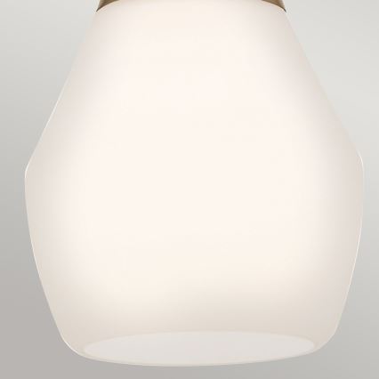 Kichler - Lampadario a sospensione con supporto rigido DEELA 1xE27/60W/230V diametro 17,8 cm ottone