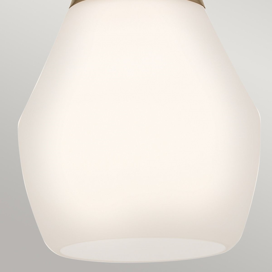 Kichler - Lampadario a sospensione con supporto rigido DEELA 1xE27/60W/230V diametro 17,8 cm ottone