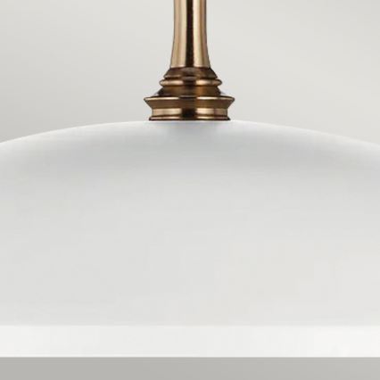 Kichler - Lampadario a sospensione con catena DELAROSA 1xE27/60W/230V bianco/ottone