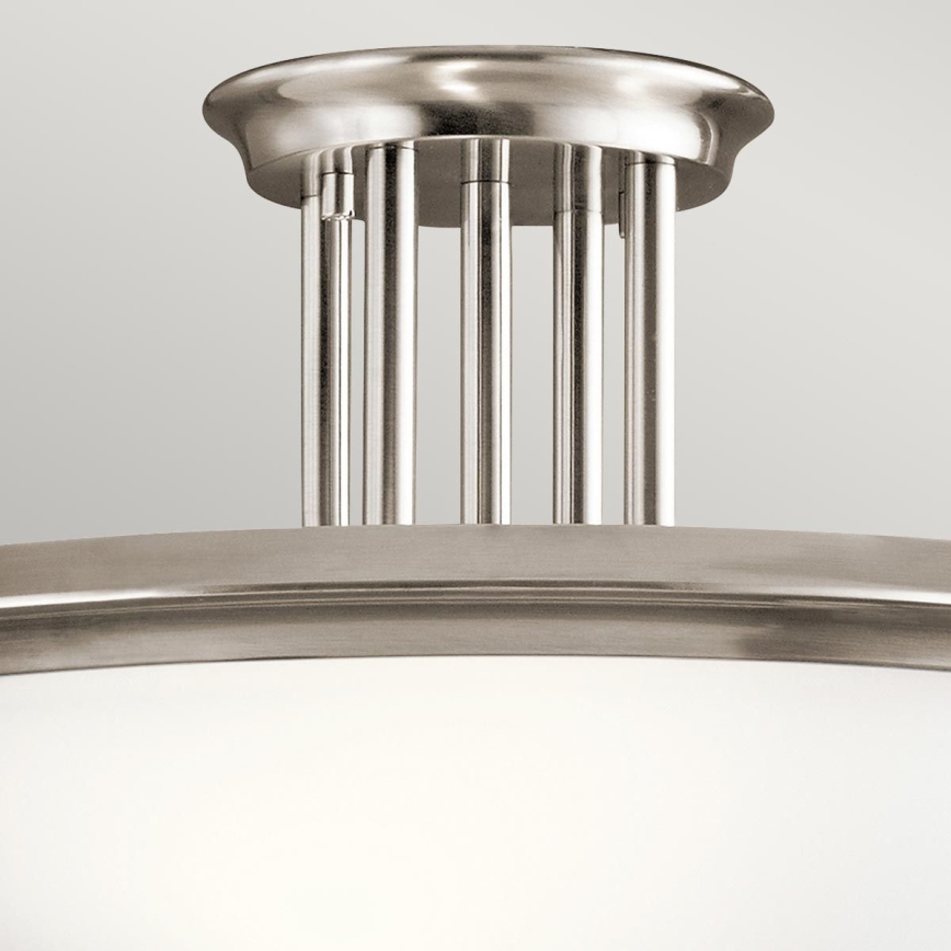 Kichler - Lampadario a plafone DREYFUS 3xE27/60W/230V cromo opaco