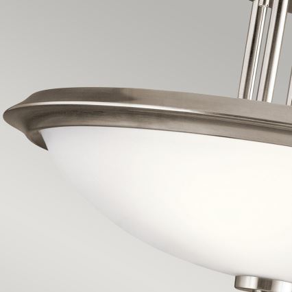 Kichler - Lampadario a plafone DREYFUS 3xE27/60W/230V cromo opaco