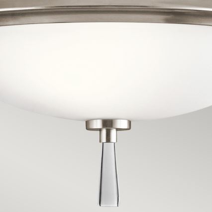 Kichler - Lampadario a plafone DREYFUS 3xE27/60W/230V cromo opaco