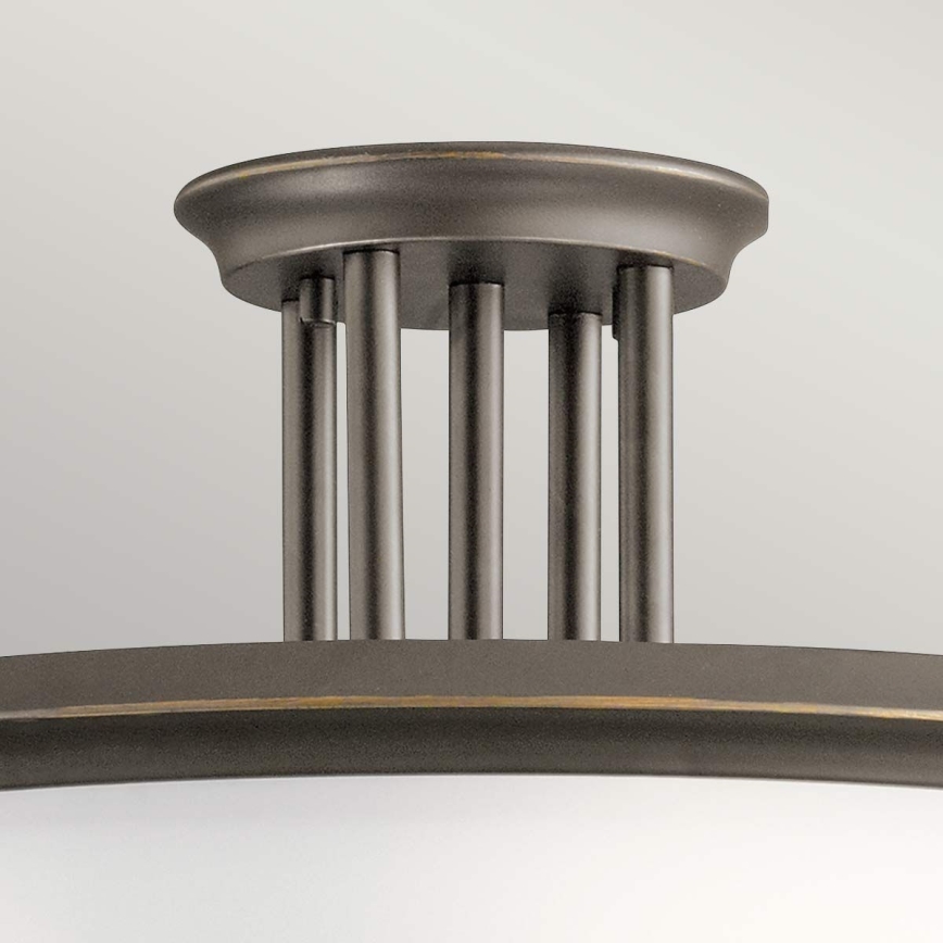 Kichler - Lampadario a plafone DREYFUS 3xE27/60W/230V bronzo