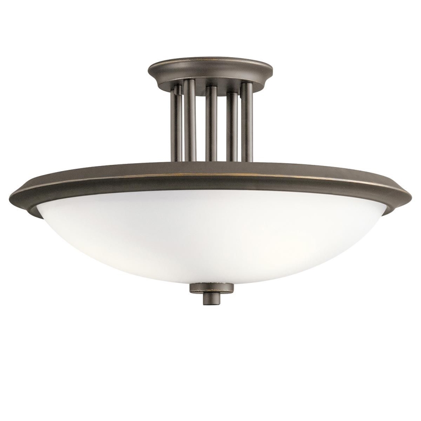 Kichler - Lampadario a plafone DREYFUS 3xE27/60W/230V bronzo