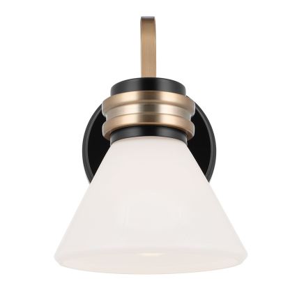 Kichler - LED Applique da bagno FARUM 1xG9/3W/230V IP44 nero/ottone