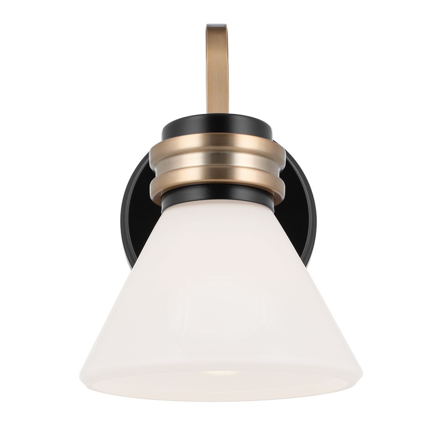 Kichler - LED Applique da bagno FARUM 1xG9/3W/230V IP44 nero/ottone