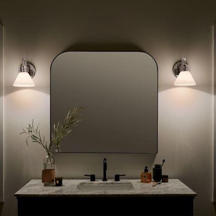 Kichler - LED Applique da bagno FARUM 1xG9/3W/230V IP44 cromo lucido