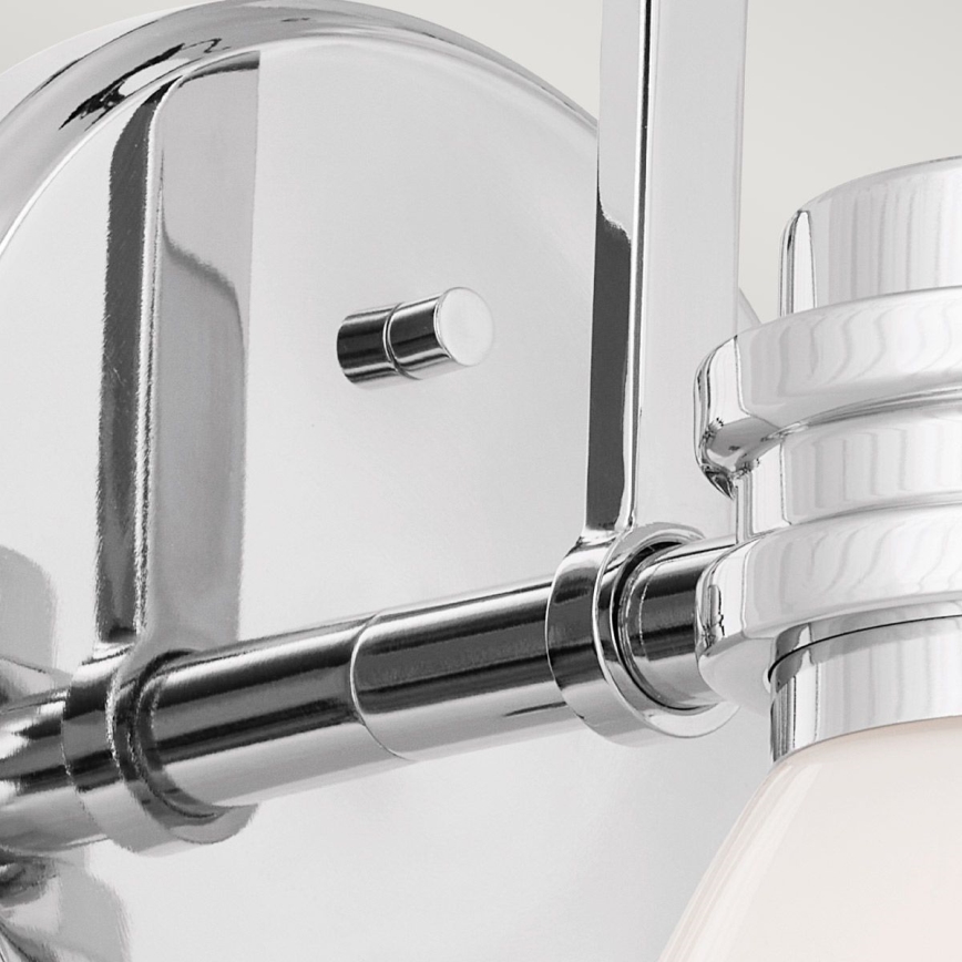 Kichler - LED Applique da bagno FARUM 1xG9/3W/230V IP44 cromo lucido