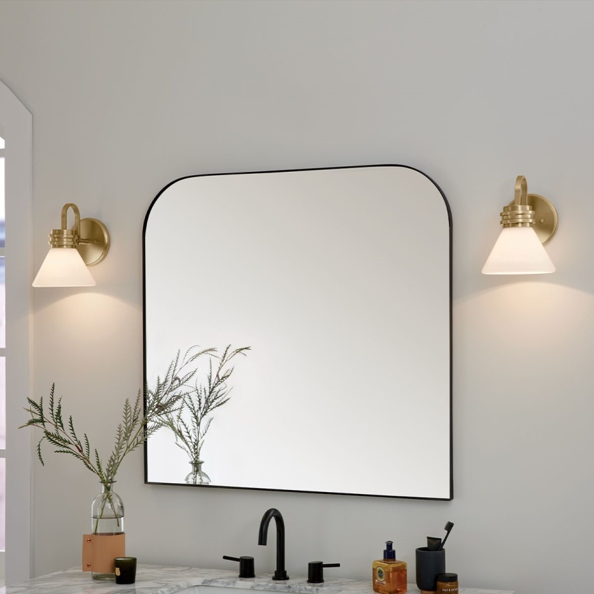 Kichler - LED Applique da bagno FARUM 1xG9/3W/230V IP44 ottone