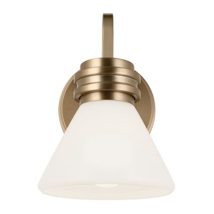 Kichler - LED Applique da bagno FARUM 1xG9/3W/230V IP44 ottone