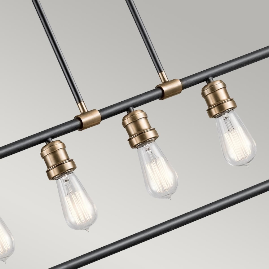 Kichler - Lampadario a sospensione con supporto rigido IMAHN 5xE27/60W/230V