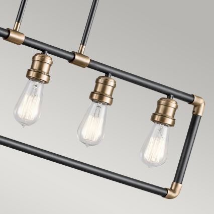Kichler - Lampadario a sospensione con supporto rigido IMAHN 5xE27/60W/230V