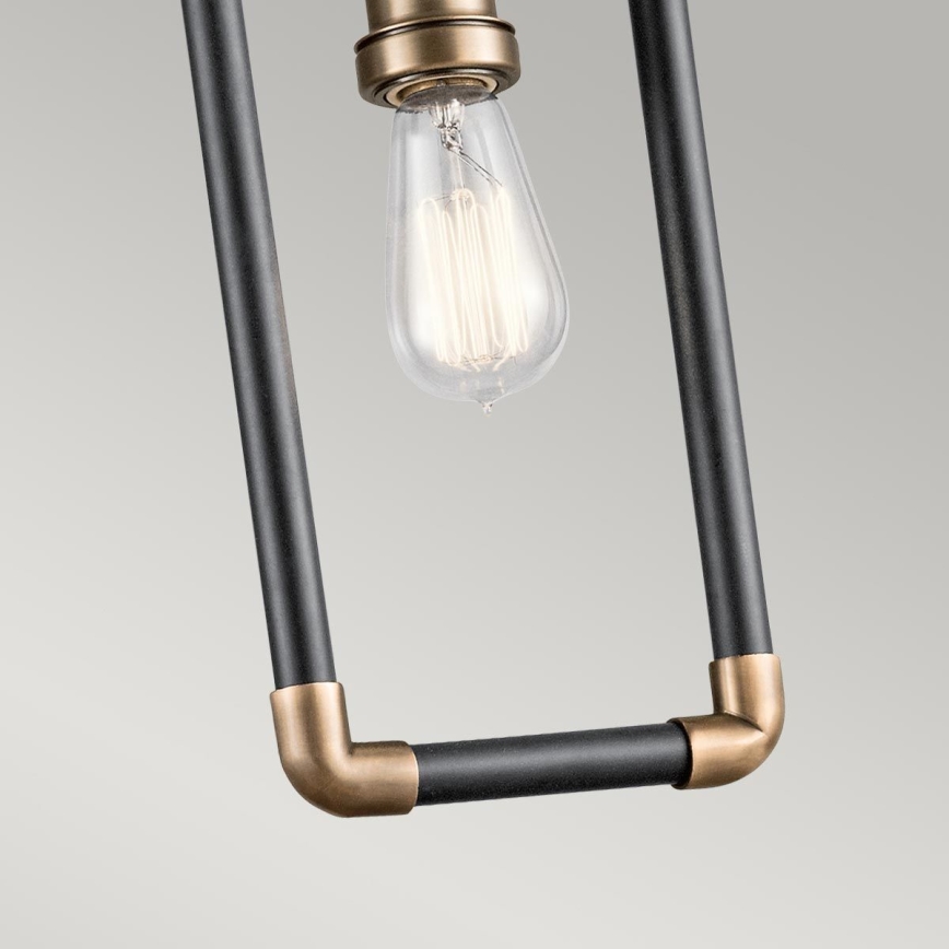 Kichler - Lampadario a sospensione con supporto rigido IMAHN 1xE27/60W/230V