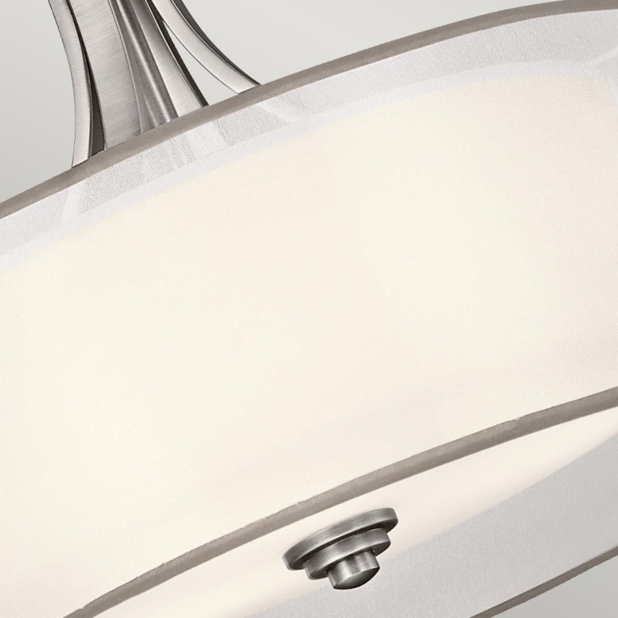 Kichler - Lampadario a catena LACEY 4xE27/60W/230V cromo satinato