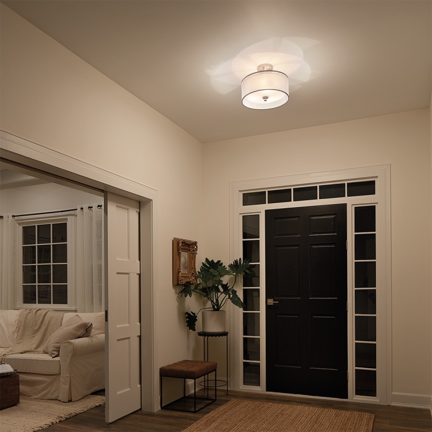 Kichler - Lampadario a plafone LACEY 3xE27/60W/230V cromo opaco