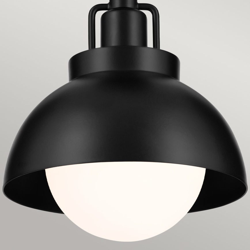 Kichler - Applique NIVA 1xE27/40W/230V nero