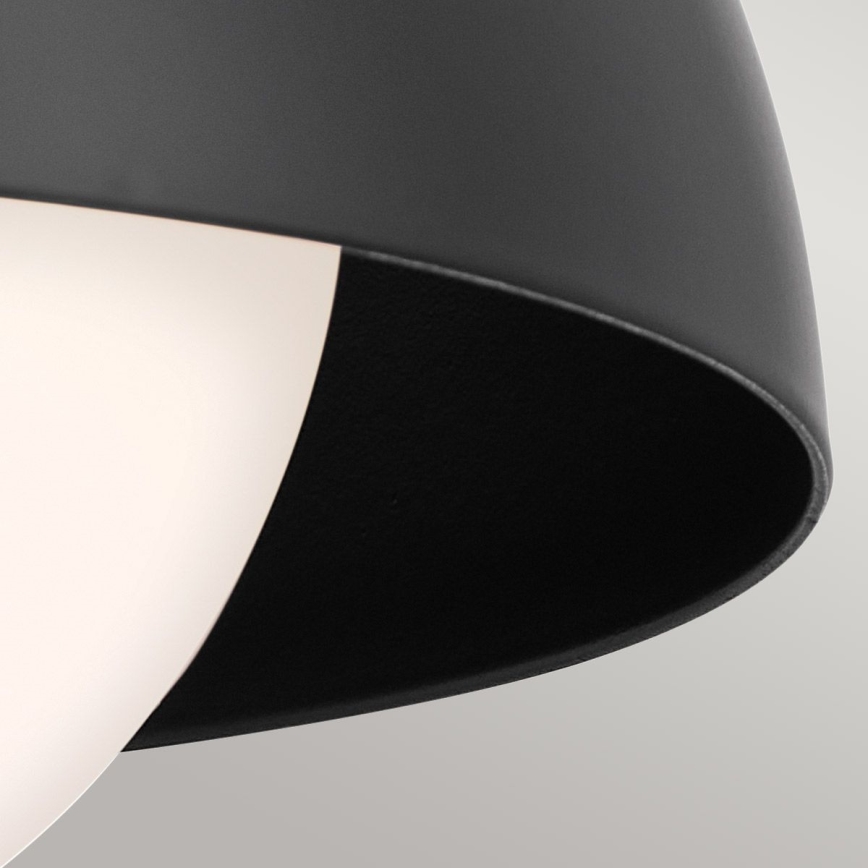 Kichler - Applique NIVA 1xE27/40W/230V nero
