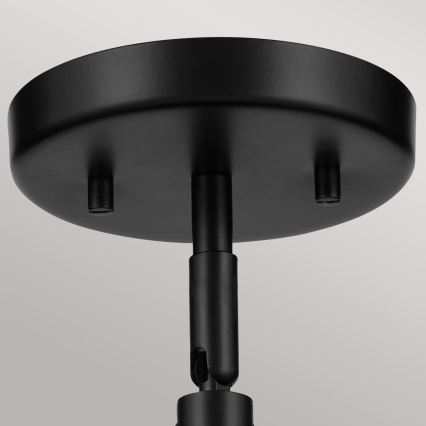 Kichler - Applique NIVA 1xE27/40W/230V nero