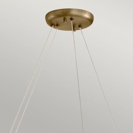 Kichler - Lampadario sospeso a cavo PALTA 9xE14/40W/230V oro