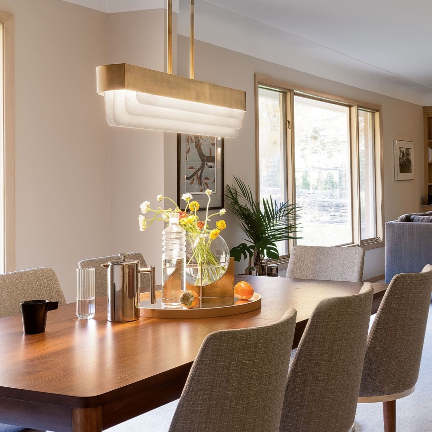 Kichler - Lampadario a stelo LED SERENE LED/40W/230V oro